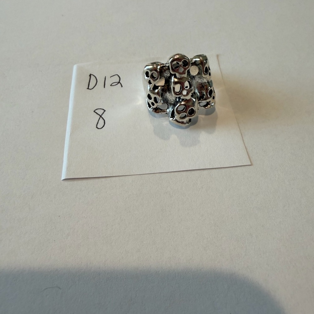 Silver Skull Ring